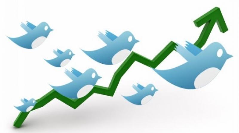 Effective increase of followers on Twitter online